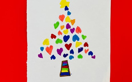 Postal ganadora de las Navidades SEI San Narciso 2025