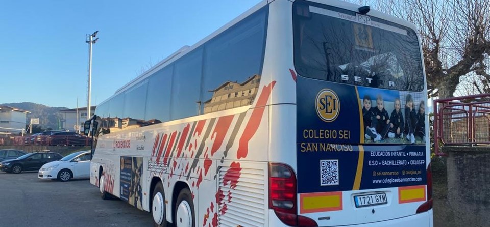 Nuestra imagen, en los autobuses del centro