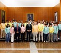 El Presidente de la Xunta recibe al Colegio por el Centenario