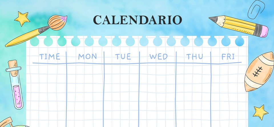 Calendario de exámenes de septiembre (ESO-BACH)